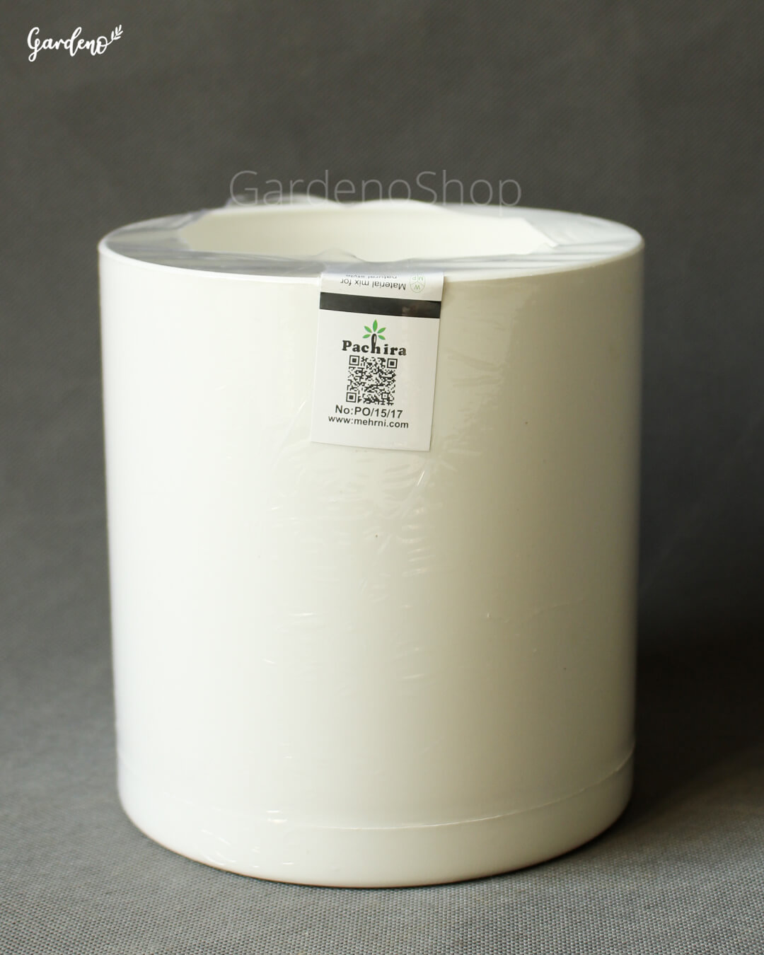 گلدان پلیمری پاچیرا 15*17 سفید