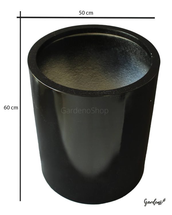 گلدان استوانه 50*60 مشکی